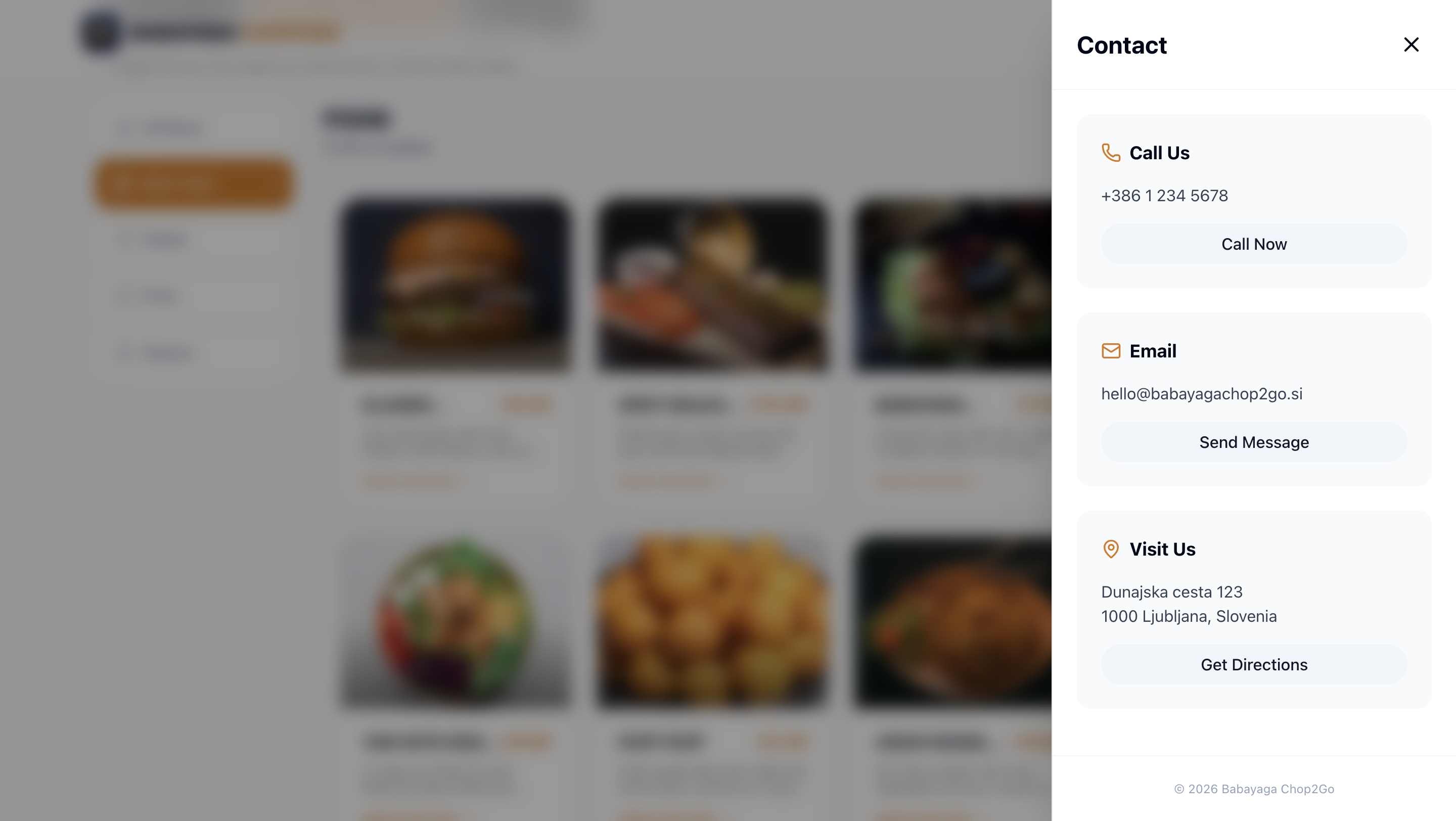 Babayaga Chop2Go POS resource